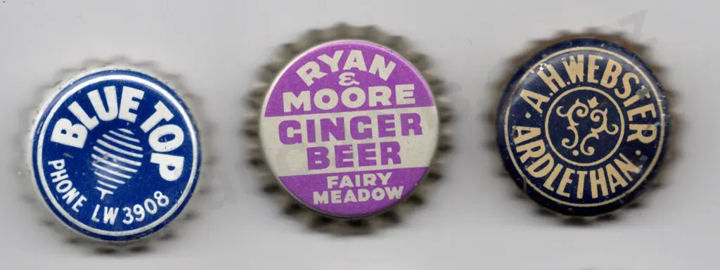 AUSTRALIAN & ENGLAND BOTTLE CAPS Image 1++