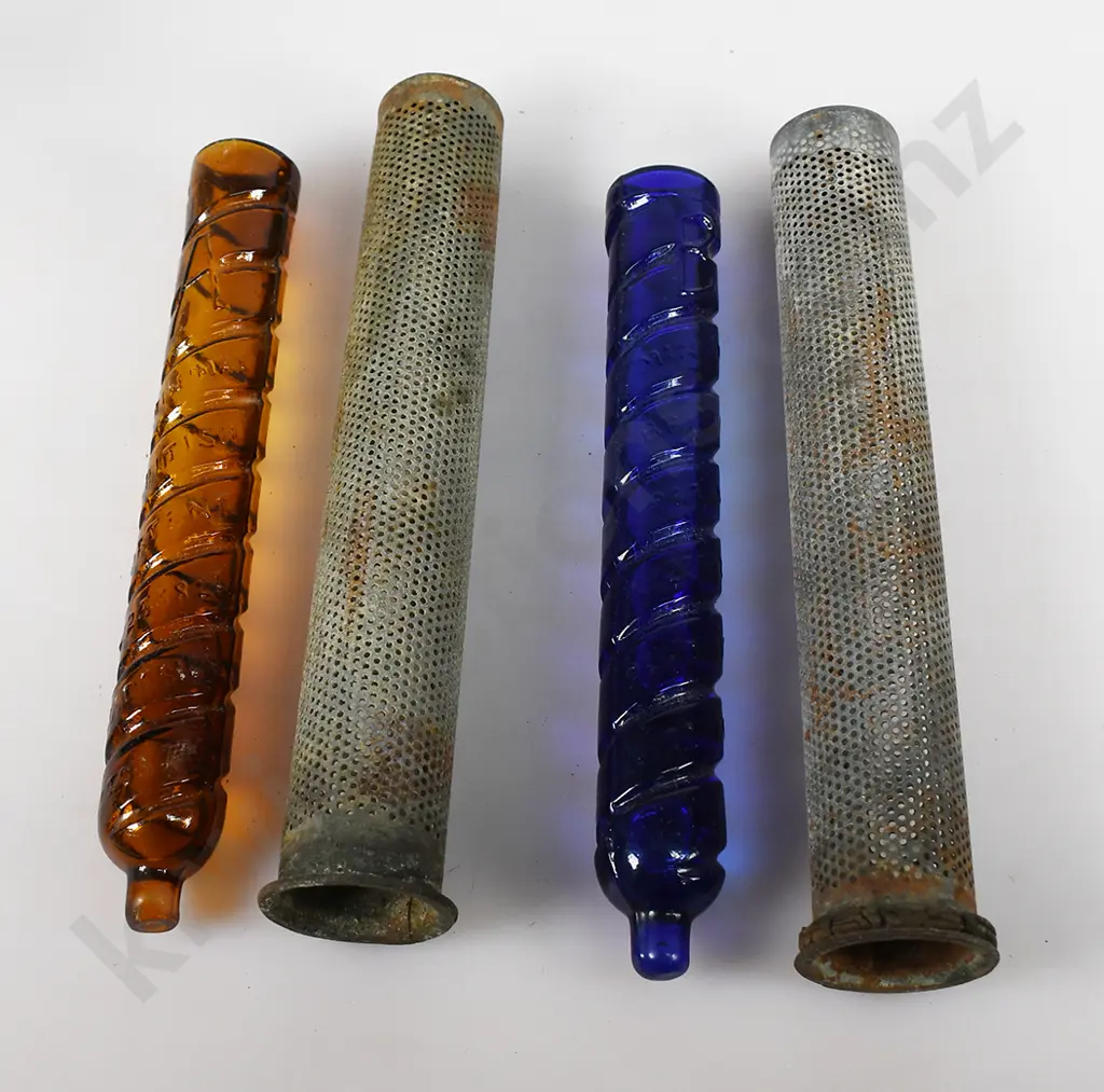 GLASS FIRE GRENADES IN METAL HOLDERS Image 1++
