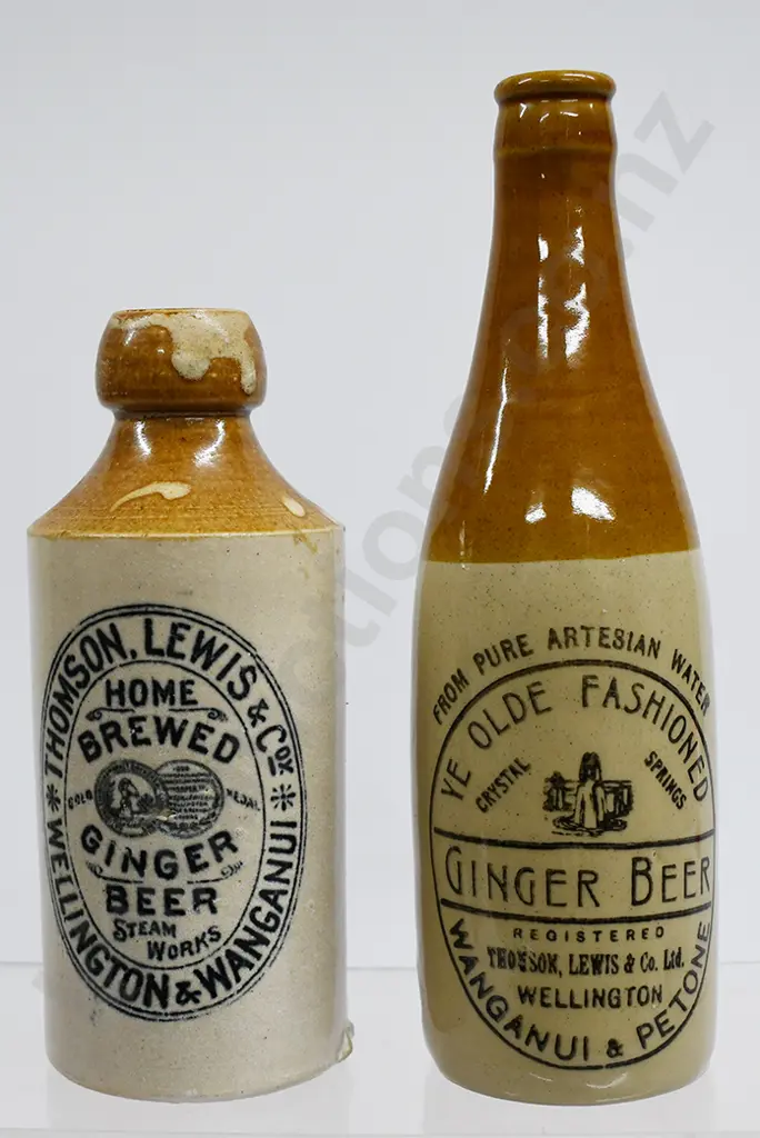 THOMSON LEWIS WELLINGTON PETONE WANGANUI & OTAKI GINGER BEER Image 1++