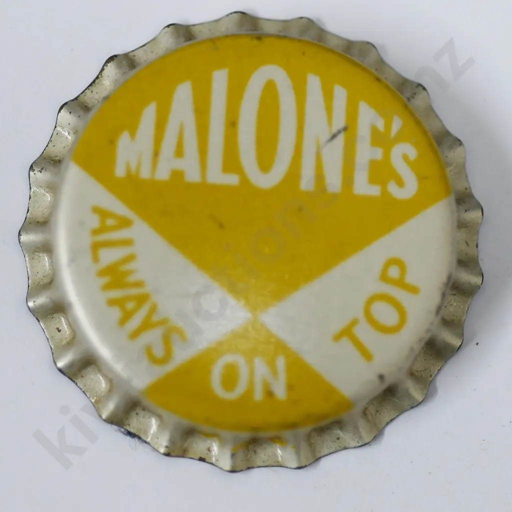 MALONES (STRATFORD) CROWN TOP BOTTLE CAP Image 1++