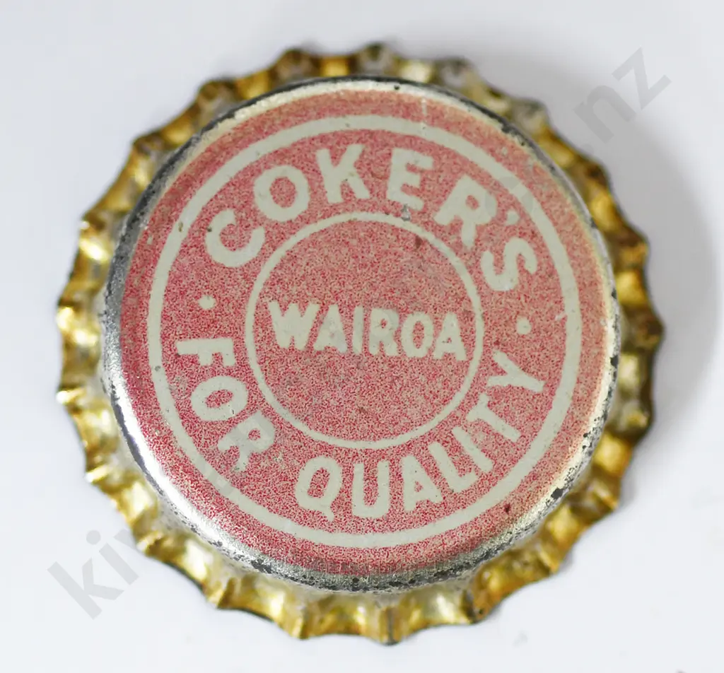COKER'S WAIROA CROWN TOP BOTTLE CAP Image 1++