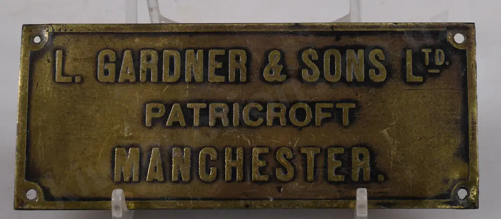 BRASS MAKERS PLATES Image 1++