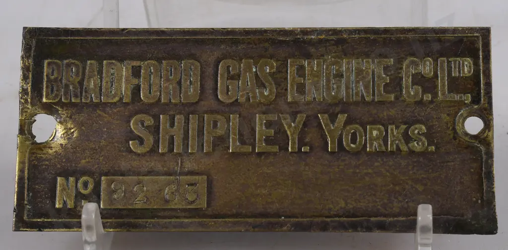 BRASS MAKERS PLATES Image 1++