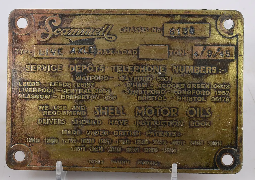 BRASS MAKERS PLATES Image 1++