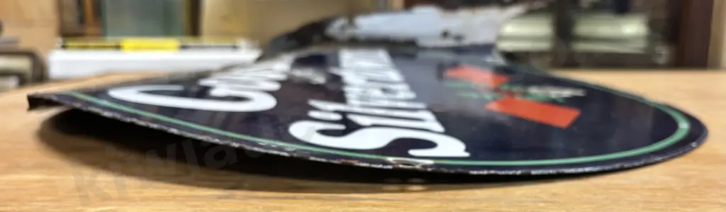 GOODRICH SILVERTOWNS DOUBLE SIDED ENAMEL SIGN Image 1++