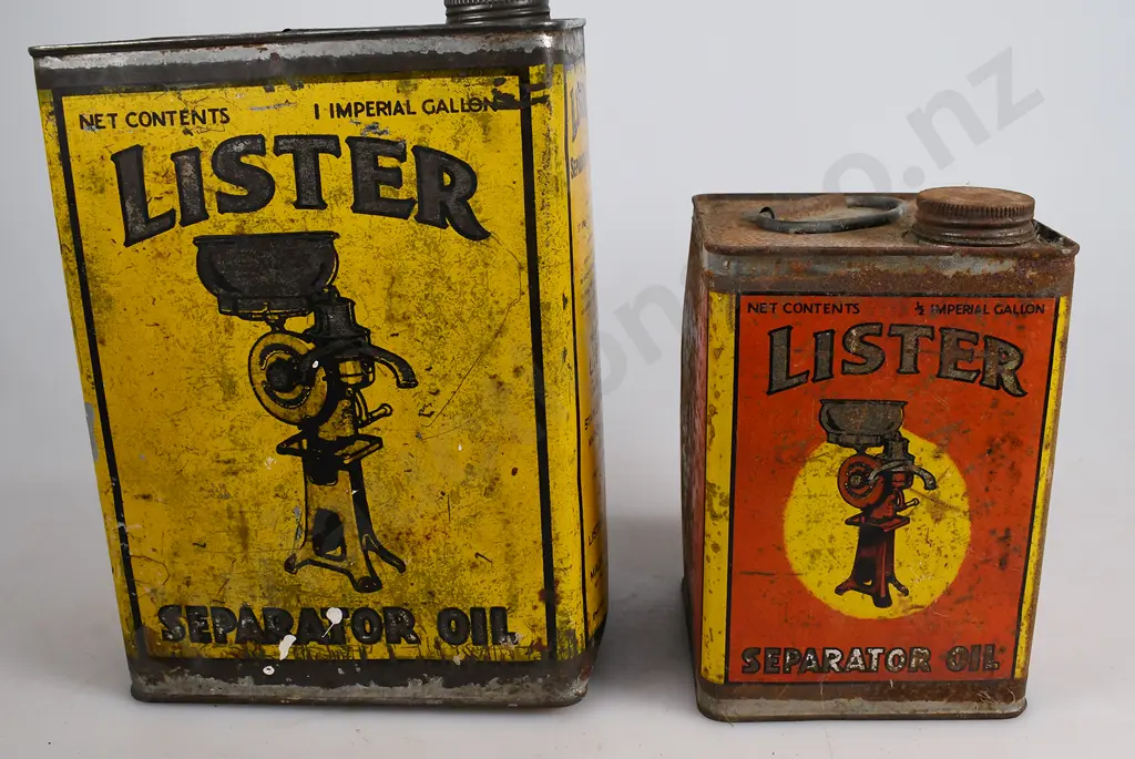 LISTER SEPARATOR OIL TINS Image 1++