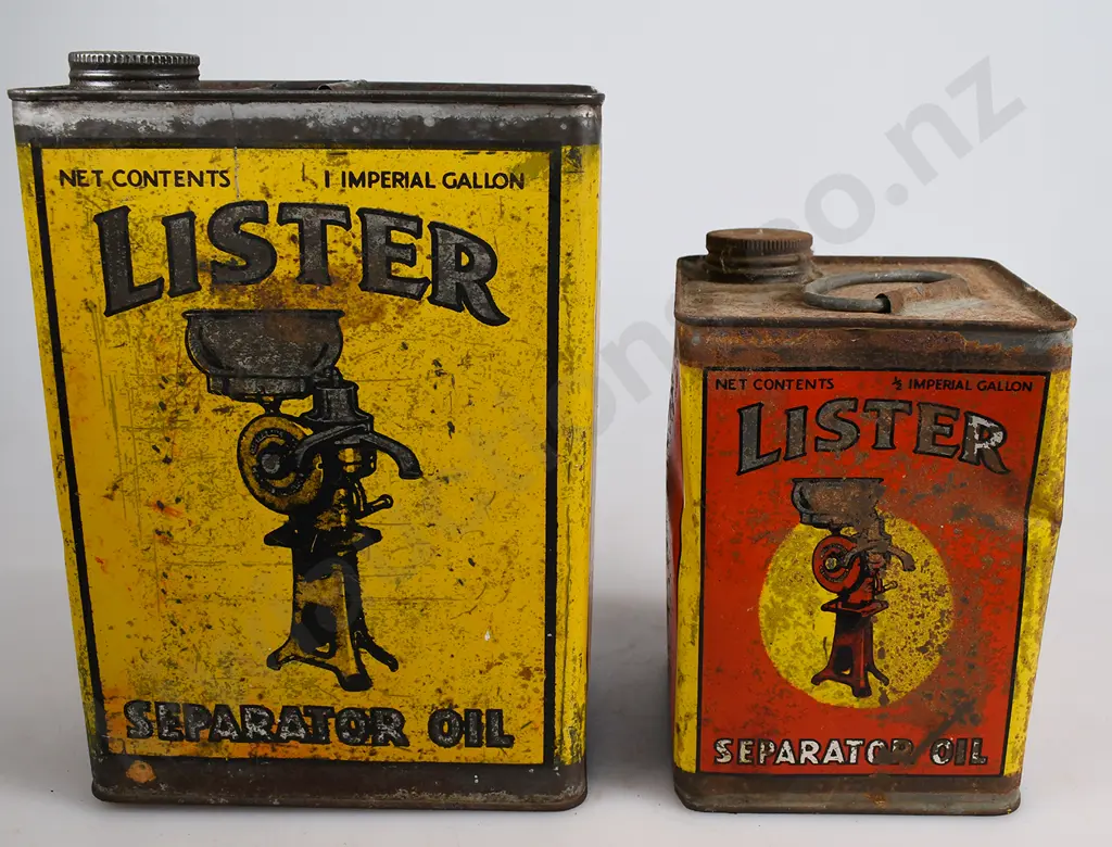 LISTER SEPARATOR OIL TINS Image 1++