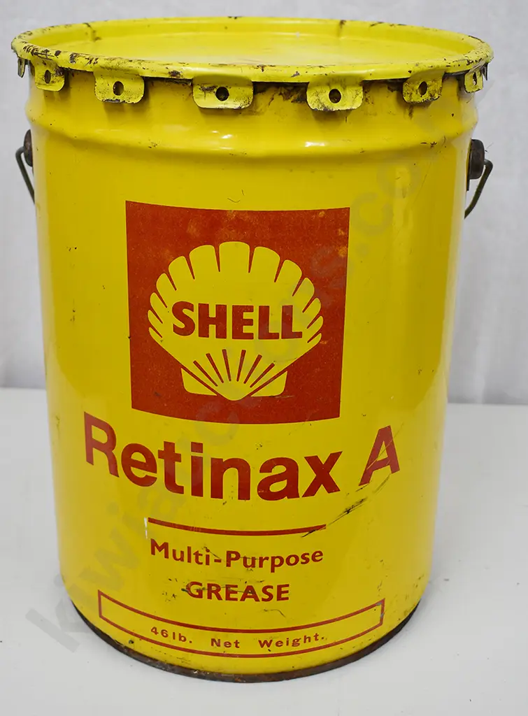SHELL RETINEX A MOTOR GREASE DRUM Image 1++
