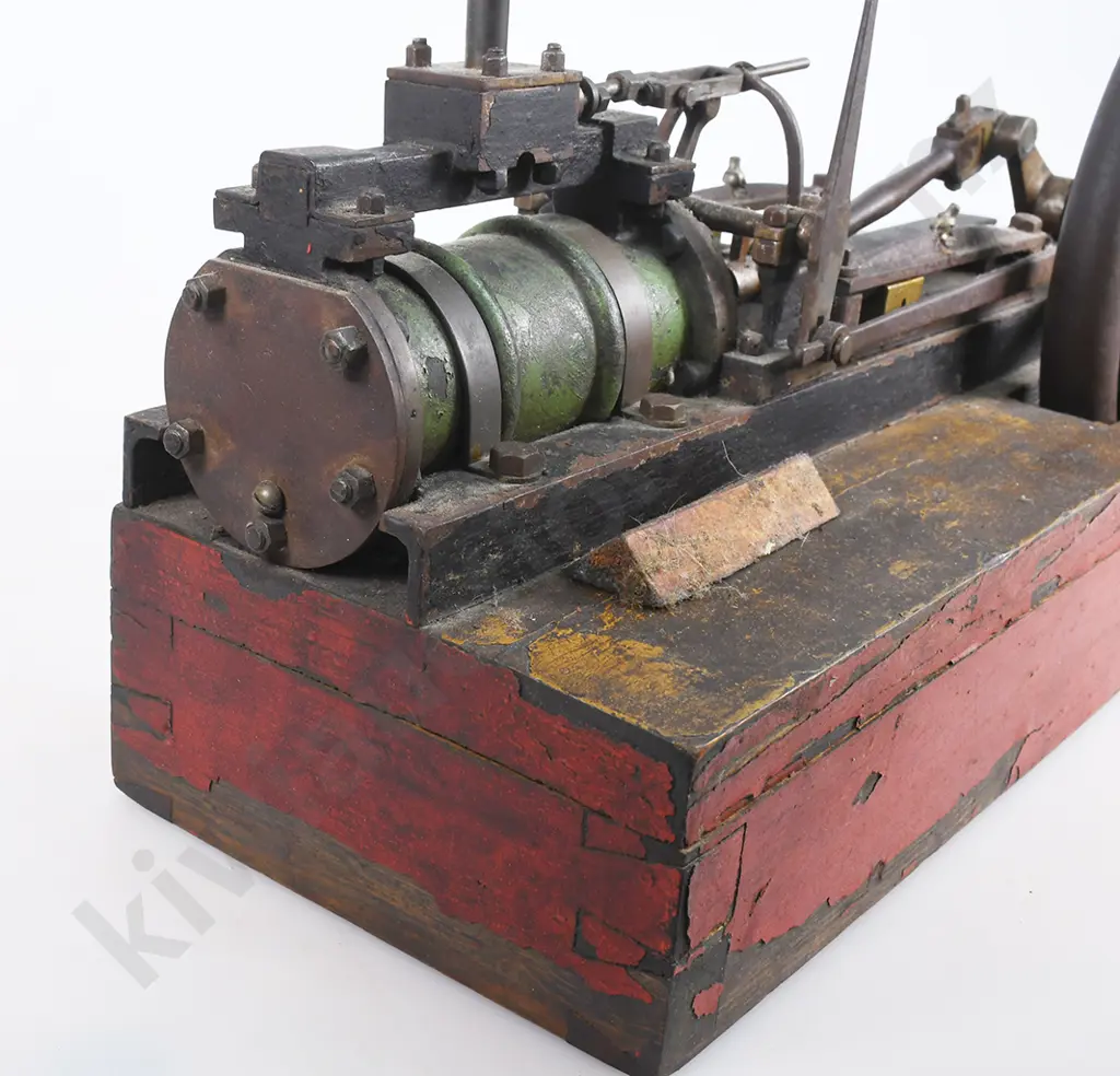 CIRCA 1900 MODEL STEAM ENGINE Image 1++