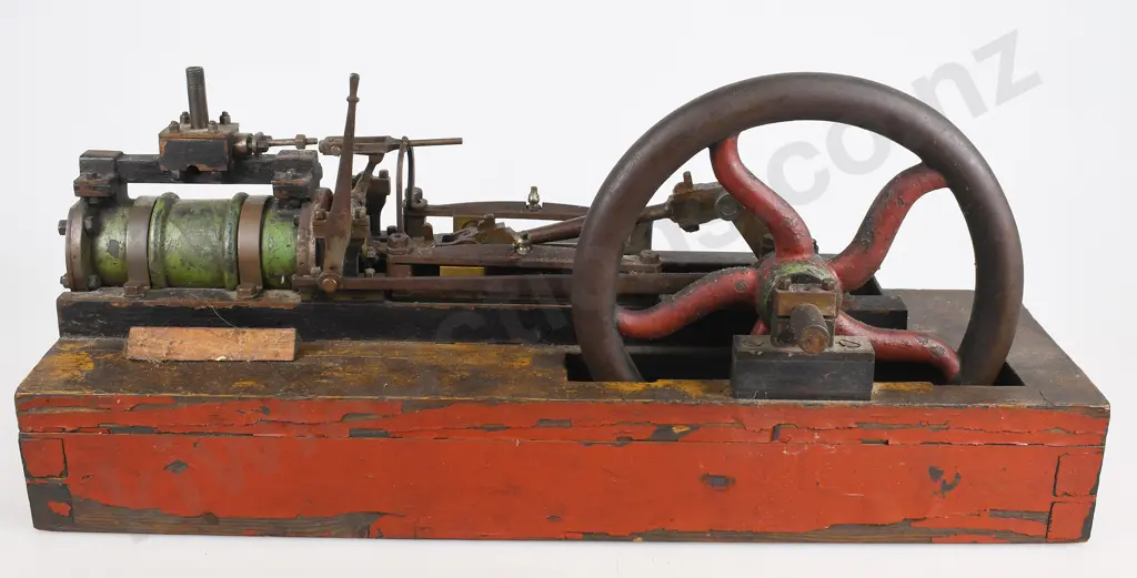 CIRCA 1900 MODEL STEAM ENGINE Image 1++
