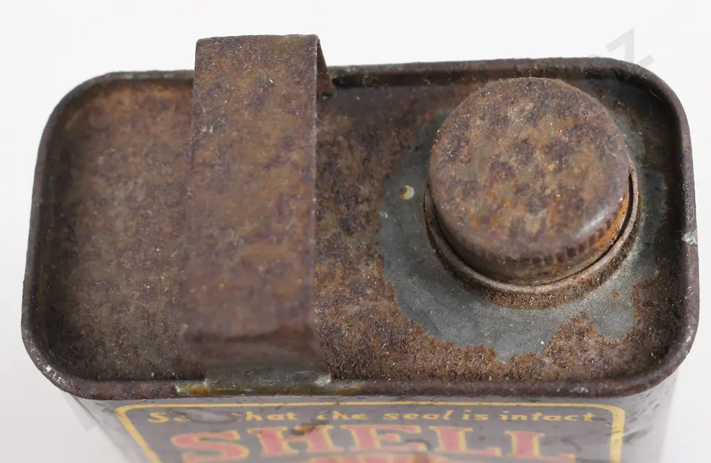 SHELL MOTOR OIL TIN Image 1++
