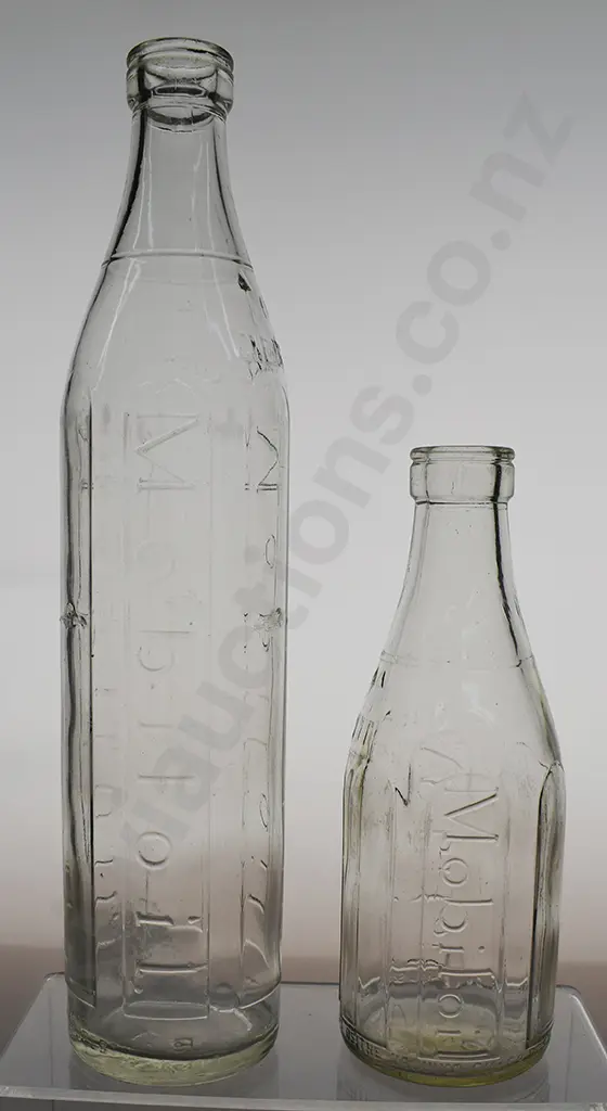 MOBIL QUART AND PINT OIL BOTTLES Image 1++