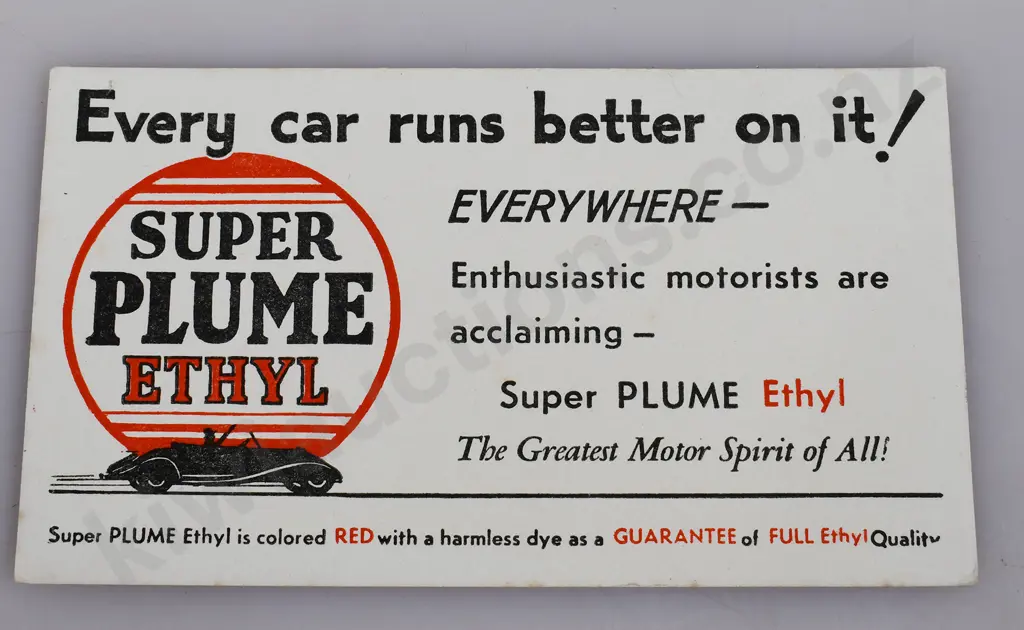 GOODYEAR TYRE ASHTRAY, SUPER PLUME ETHYL MOTOR SPIRIT BLOTTERS Image 1++