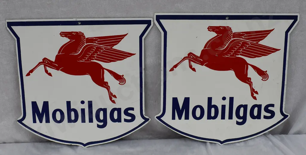 MOBILGAS ALUMINIUM SIGNS Image 1++