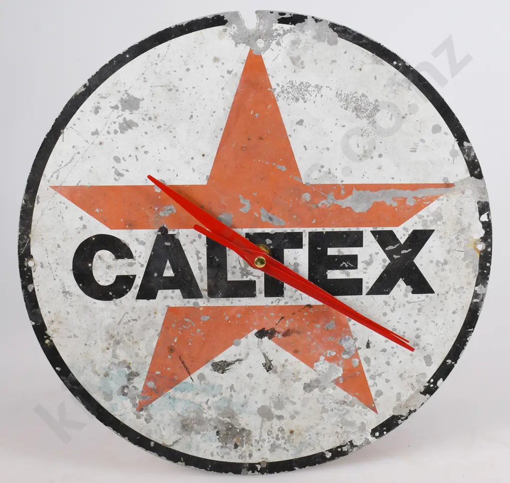 CALTEX FUEL SIGN CLOCK Image 1++