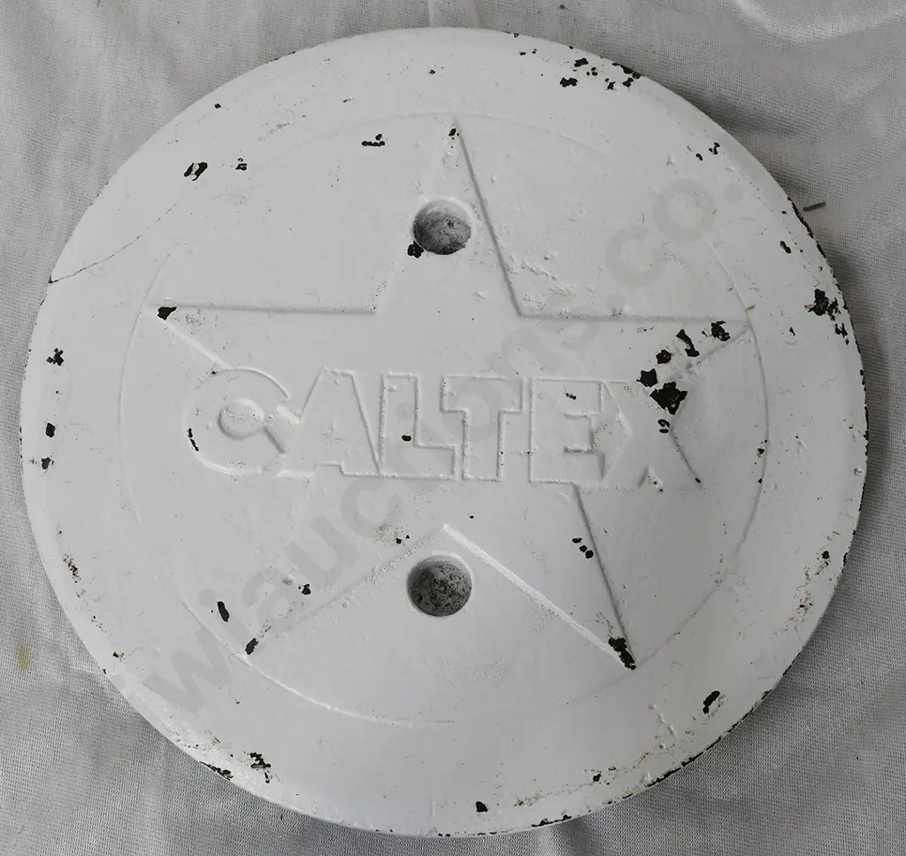 CALTEX TOBY FORECOURT COVER PLATE Image 1++