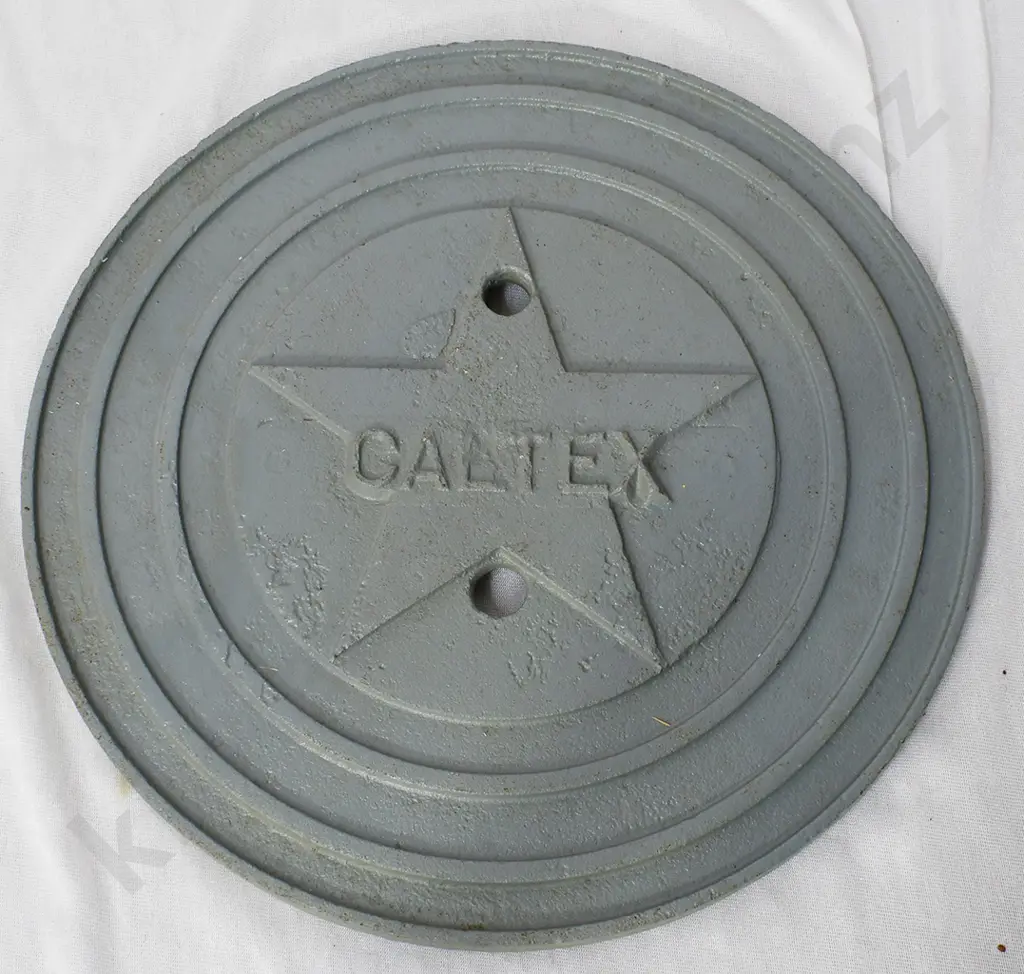 CALTEX TOBY FORECOURT COVER PLATE Image 1++