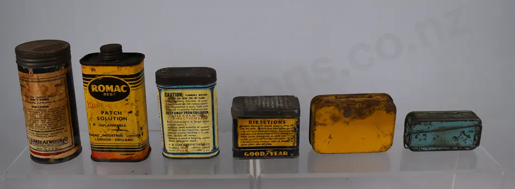 ASSORTED REPAIR KIT & OTHER TINS Image 1++