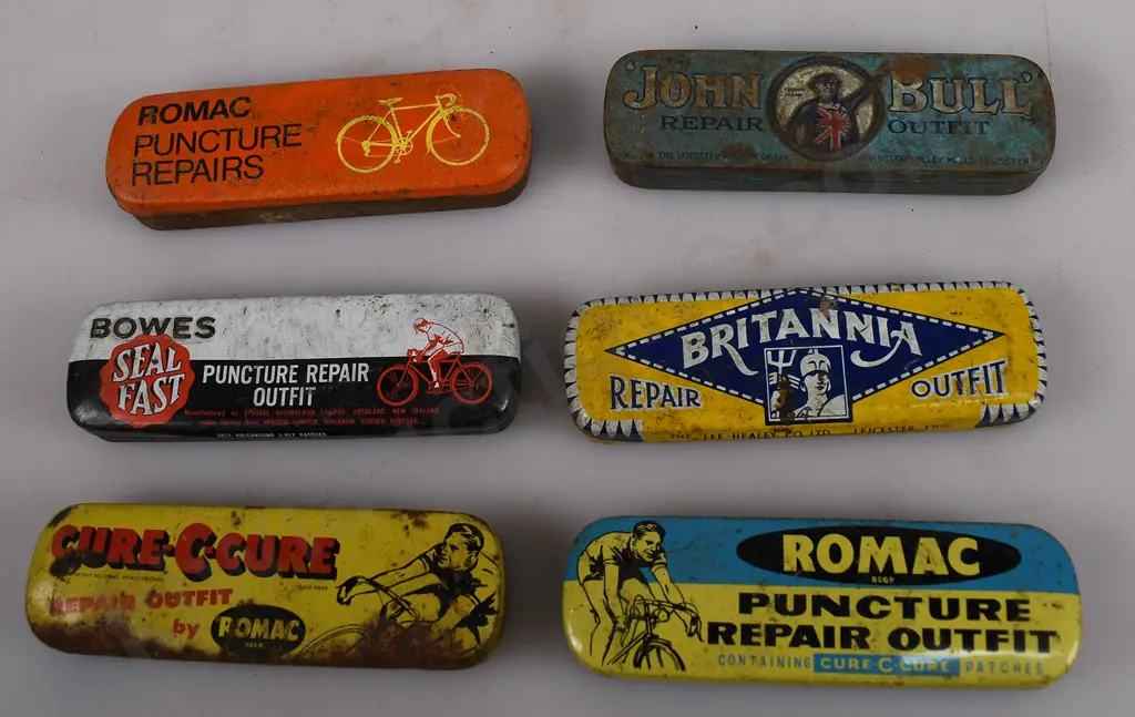 ASSORTED REPAIR KIT & OTHER TINS Image 1++