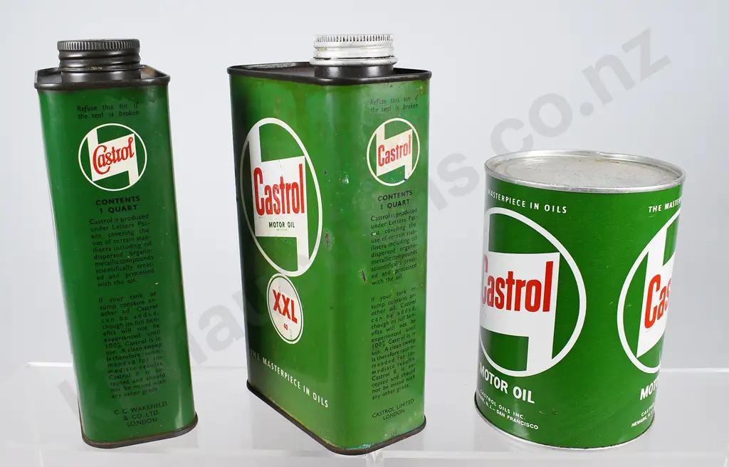 CASTROL OIL TINS Image 1++