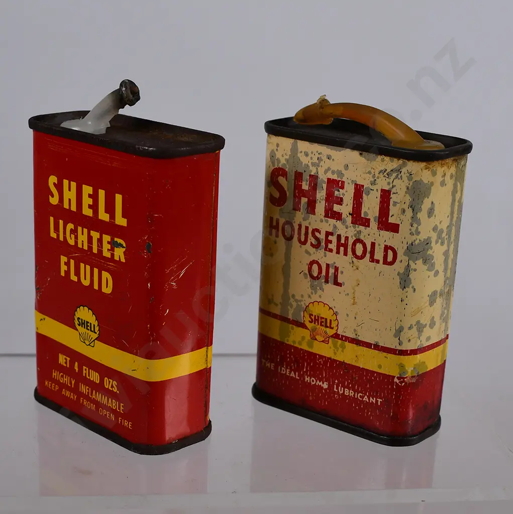 LUBRICATING OIL, LIGHTER FLUID  TINS Image 1++