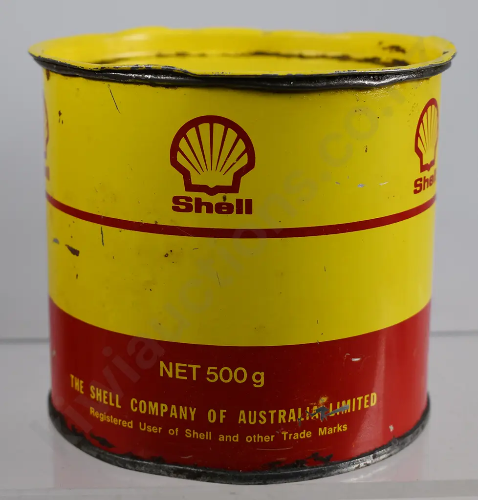 SHELL OIL & GREASE TINS Image 1++