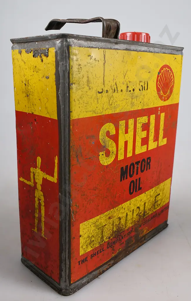SHELL OIL & GREASE TINS Image 1++