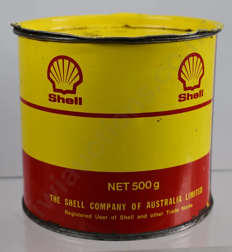 SHELL OIL & GREASE TINS Image 1++