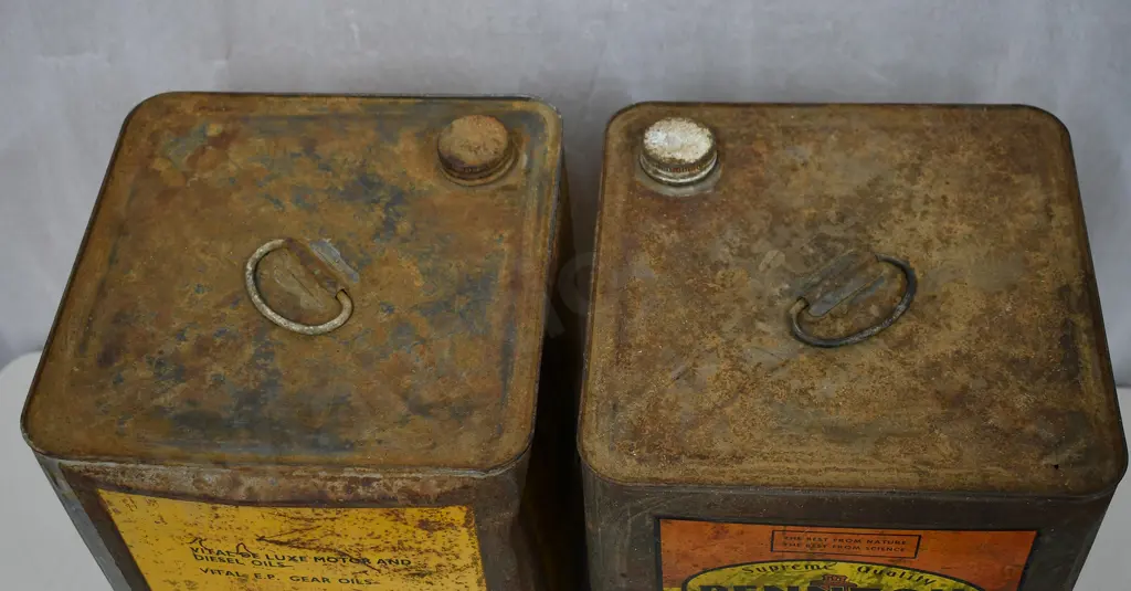 HOUGHTON'S OILS, PENNZOIL TINS Image 1++