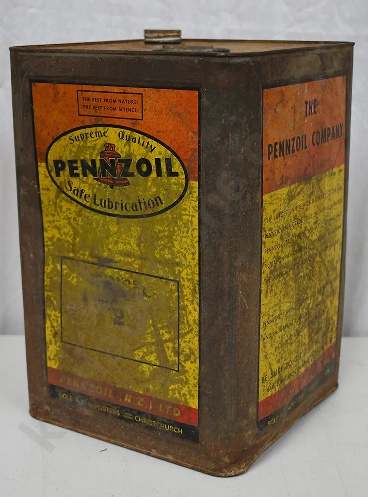 HOUGHTON'S OILS, PENNZOIL TINS Image 1++