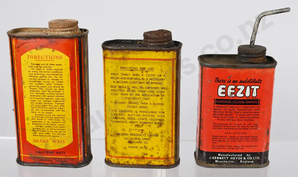FURNITURE WAX, FLOOR POLISH TINS Image 1++