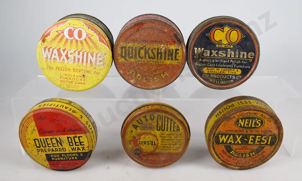 FURNITURE WAX, FLOOR POLISH TINS Image 1++