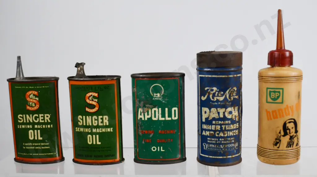 ASSORTED TINS, OIL PRODUCTS Image 1++