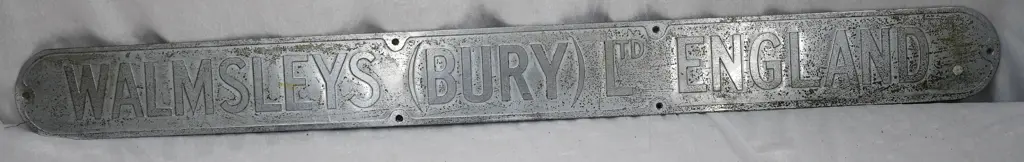 WALMSLEYS (BURY LTD) METAL SIGN Image 1++