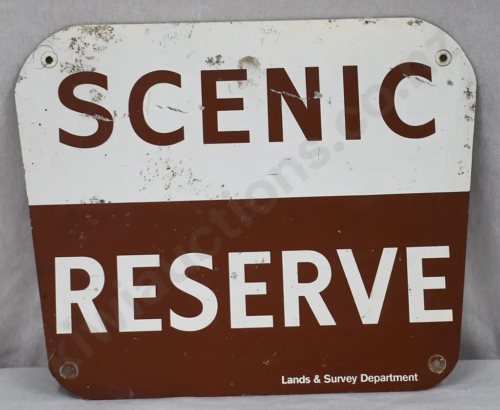 SCENIC RESERVE PRINTED SIGN Image 1++