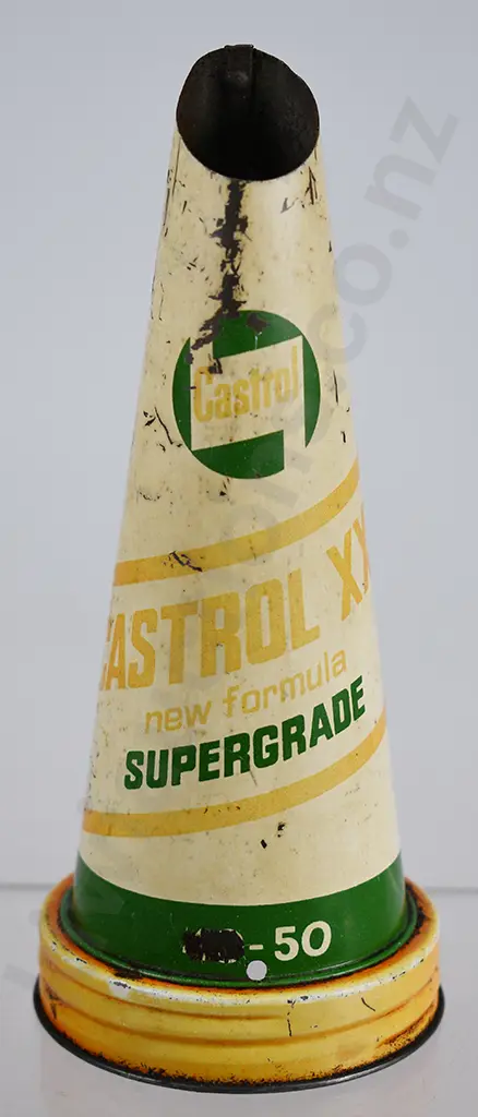 CASTROL XXL SUPERGRADE, PRESSED TIN BOTTLE POURER Image 1++