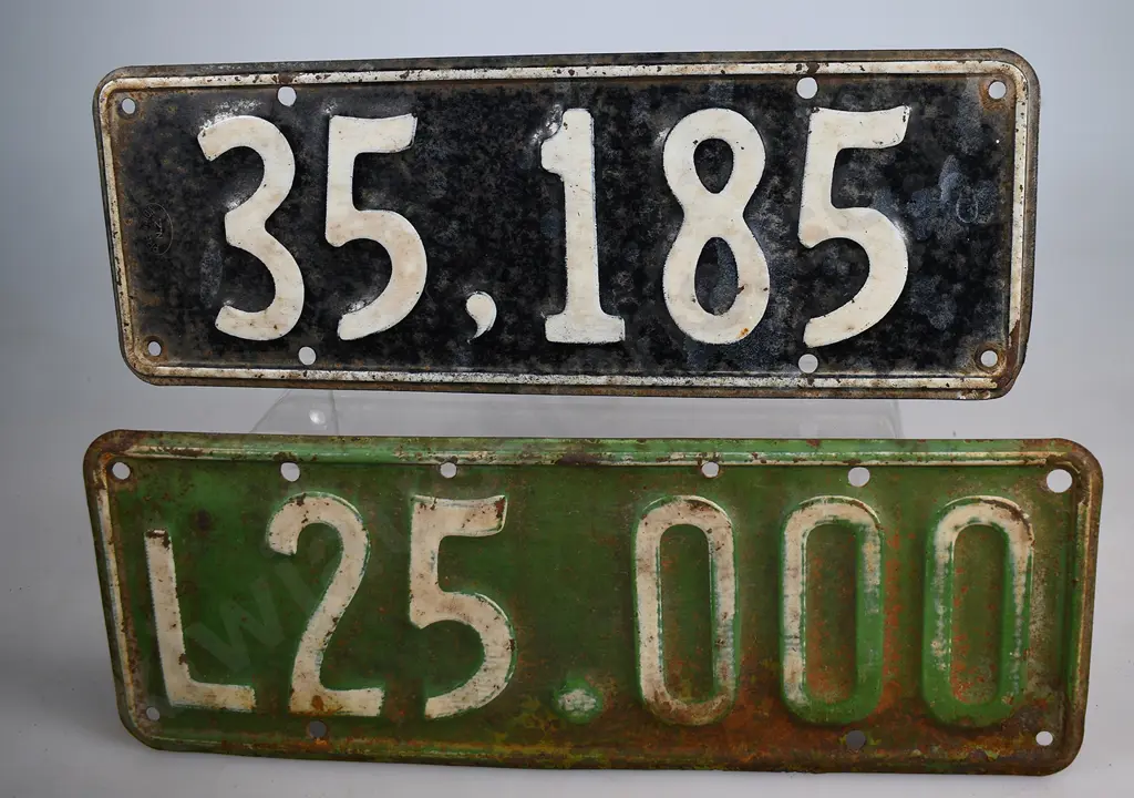NEW ZEALAND ASSORTED NUMBER PLATES Image 1++