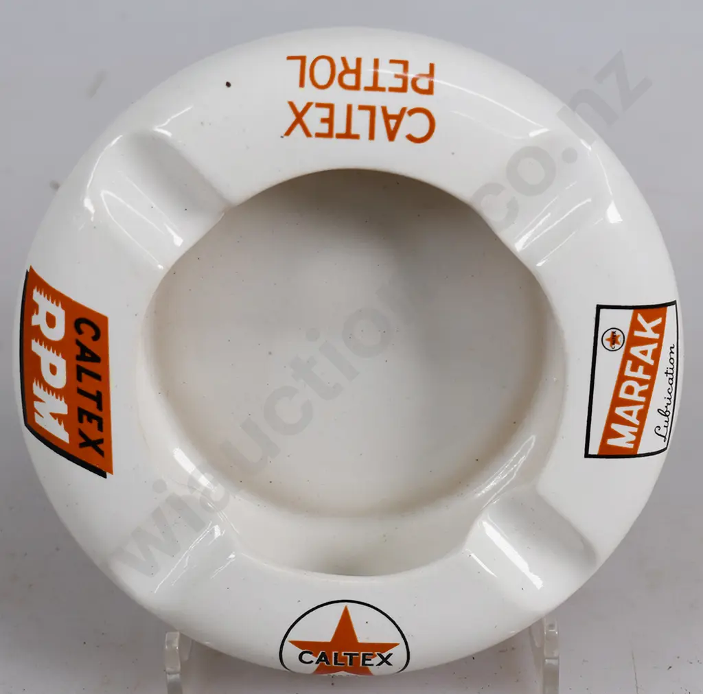 CALTEX PETROL MARFAK CERAMIC ASHTRAY Image 1++