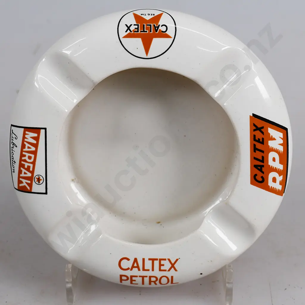 CALTEX PETROL MARFAK CERAMIC ASHTRAY Image 1++
