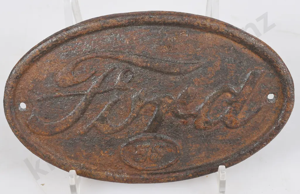 FORD CAST IRON PLATE Image 1++