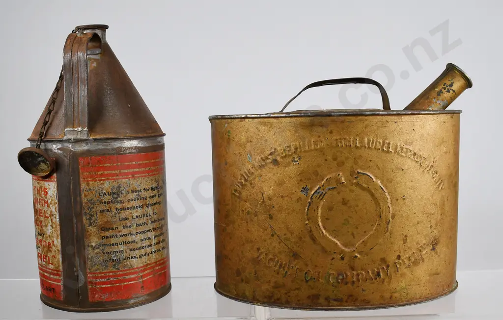 LAUREL KEROSENE, VACUUM OIL COMPANY TINS Image 1++