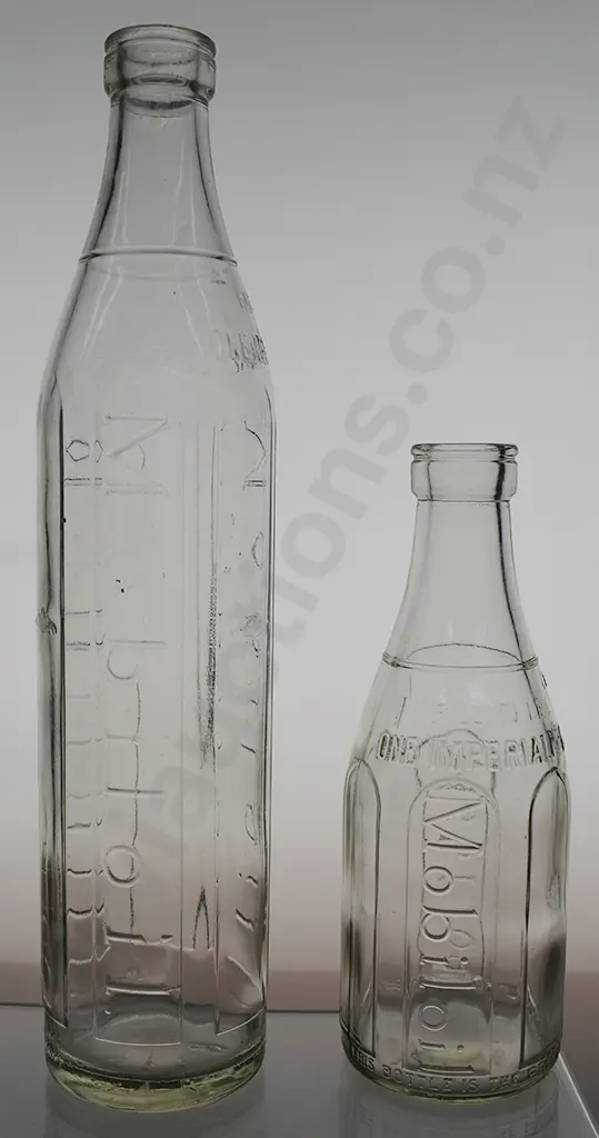 MOBIL QUART AND PINT OIL BOTTLES Image 1++