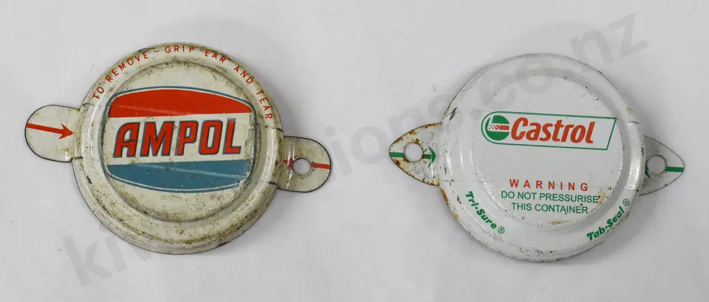 AUTOMOTIVE OIL TIN DRUM LIDS Image 1++
