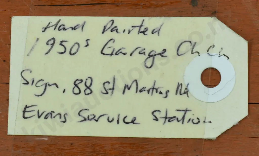 WOODEN TYRES SIGNS 1950'S CHRISTCHURCH Image 1++