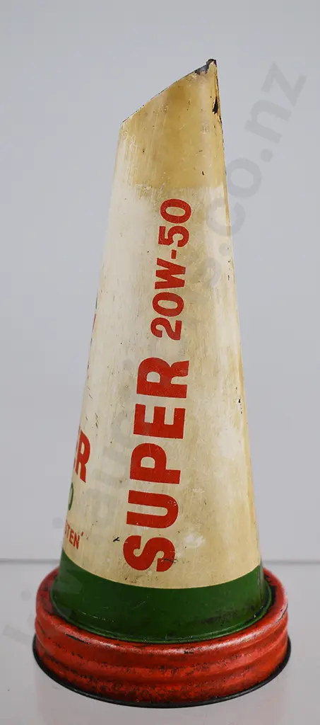 CASTROL SUPER 20W-50 PRESSED TIN, BOTTLE POURER Image 1++