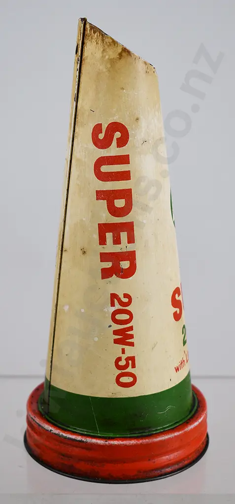 CASTROL SUPER 20W-50 PRESSED TIN, BOTTLE POURER Image 1++