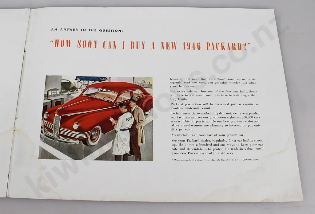 MOTOR VEHICLE CATALOGUES/POSTERS Image 1++