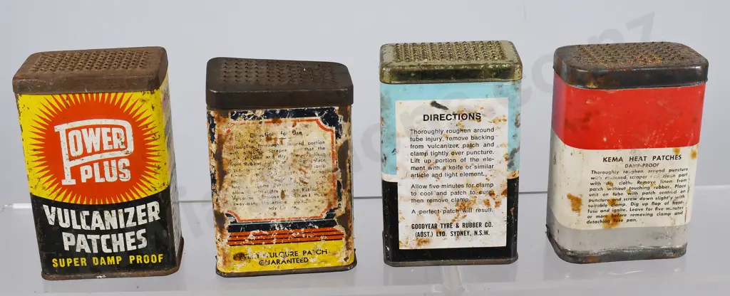 ASSORTED REPAIR KIT & OTHER TINS Image 1++