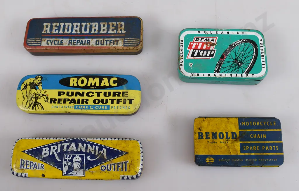 ASSORTED REPAIR KIT & OTHER TINS Image 1++