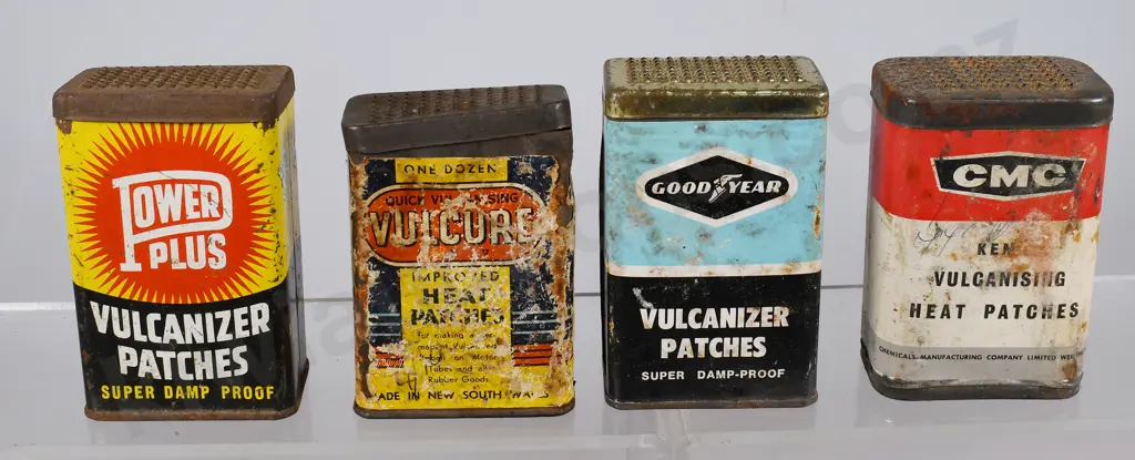 ASSORTED REPAIR KIT & OTHER TINS Image 1++